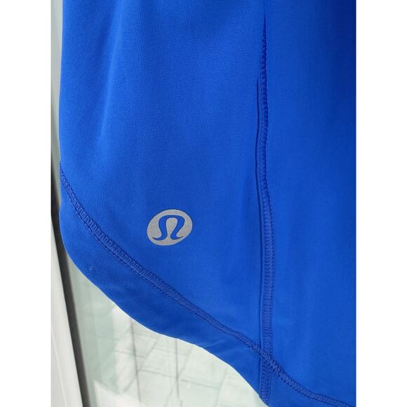 Lululemon Sculpt Tank Top Size 6 Blue Mesh Reflective Details - Picture 4 of 4